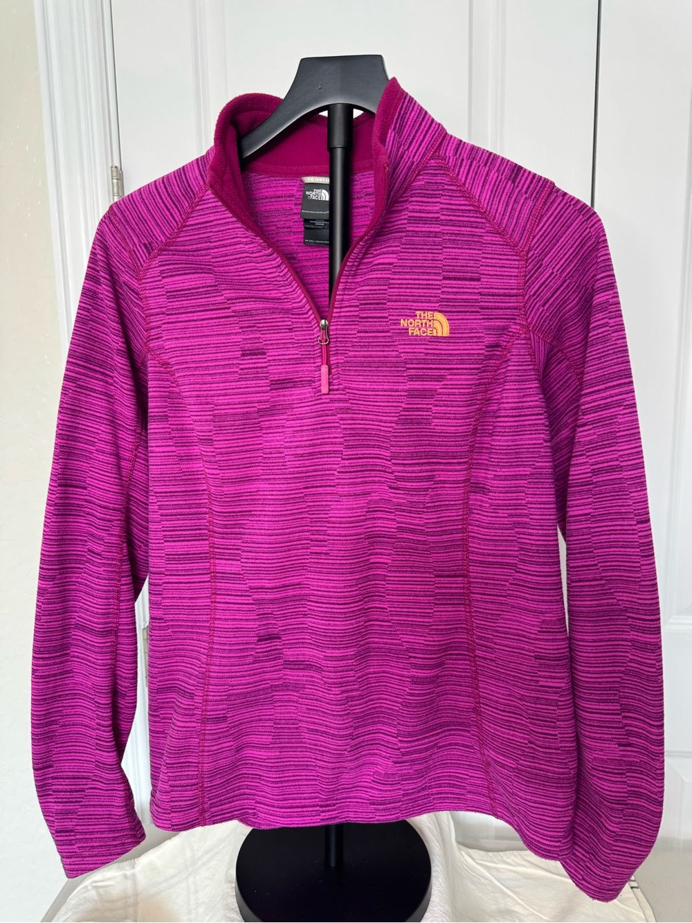 The North Face Fuchsia Pink Half-Zip Pullover